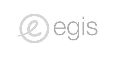 Egis logo - grey version