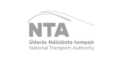 National Transport Authority logo - grey version